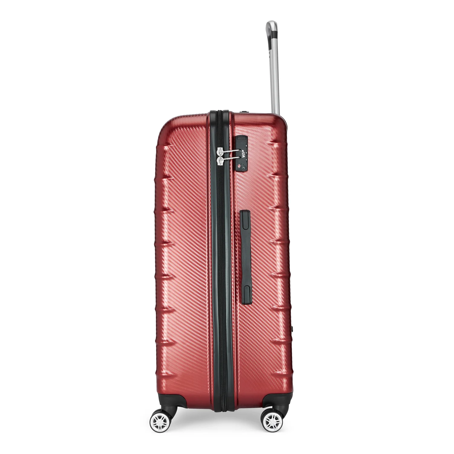 VIP LISBON 8 Wheel Hard Trolley (Cabin Size) Small 55cm 2.8kg (RED) - Image 2