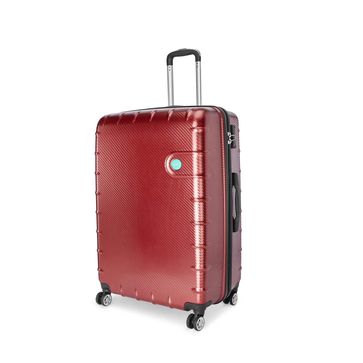 VIP LISBON 8 Wheel Hard Trolley (Cabin Size) Small 55cm 2.8kg (RED) - Image 5