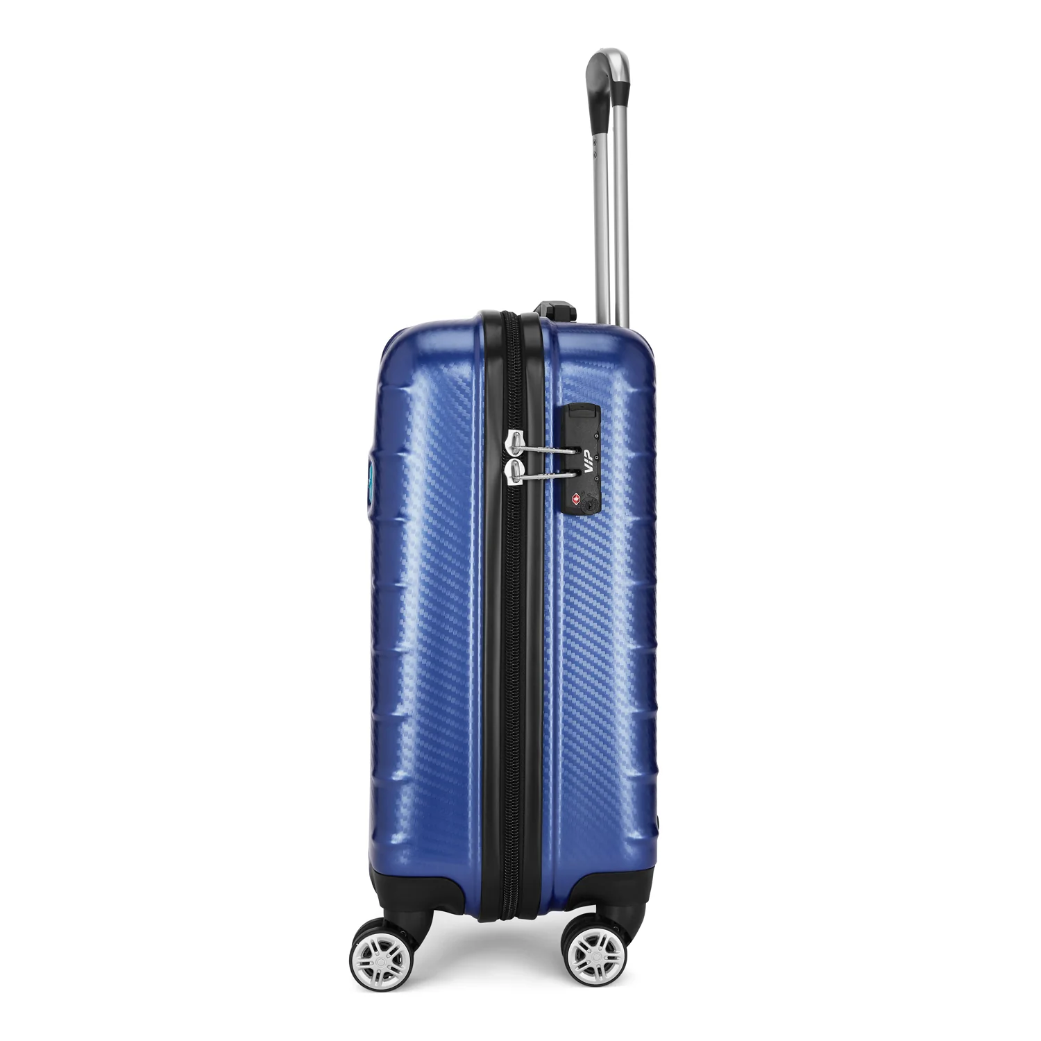 VIP LISBON 8 Wheel Hard Trolley Large 80cm 4.5kg (Blue) - Image 4