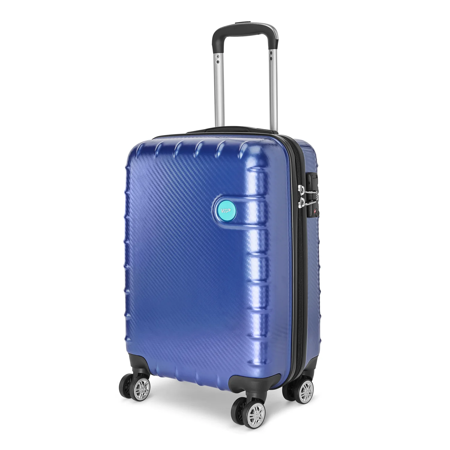 VIP LISBON 8 Wheel Hard Trolley Large 80cm 4.5kg (Blue) - Image 6