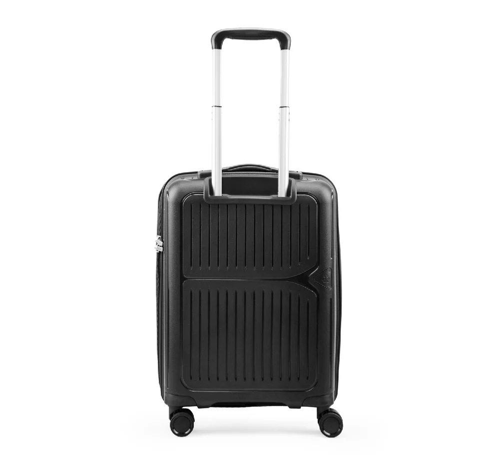 VIP Locus-Max 8 Wheel Hard Luggage TSA Lock Expandable (Cabin Size) Small-55cm 2.8kg (BLACK) - Image 2