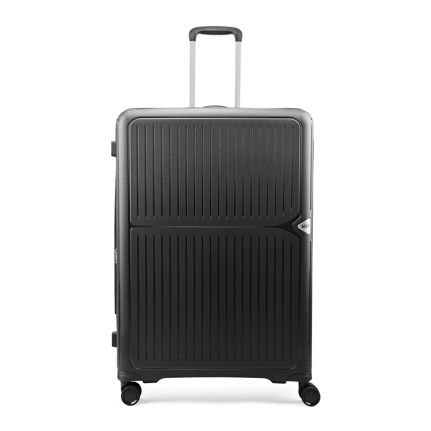 VIP Locus-Max 8 Wheel Hard Luggage TSA Lock Expandable Large-79cm 4.5kg (BLACK)