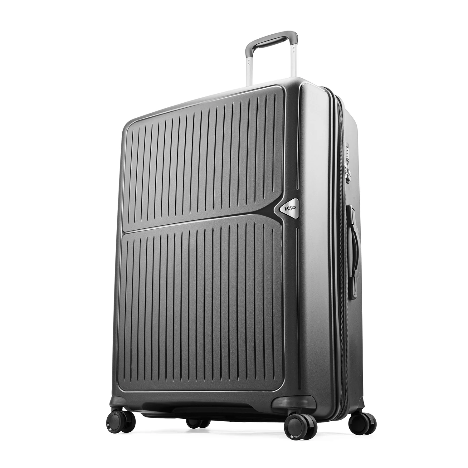 VIP Locus-Max 8 Wheel Hard Luggage TSA Lock Expandable Large-79cm 4.5kg (BLACK) - Image 2