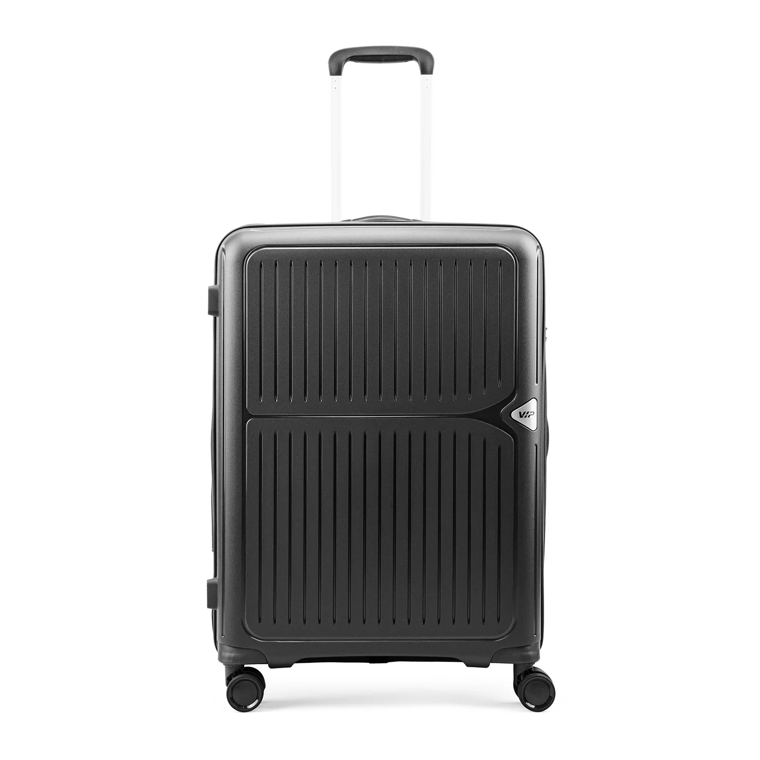 VIP Locus-Max 8 Wheel Hard Luggage TSA Lock Expandable Medium-67cm 3.7kg (Black)