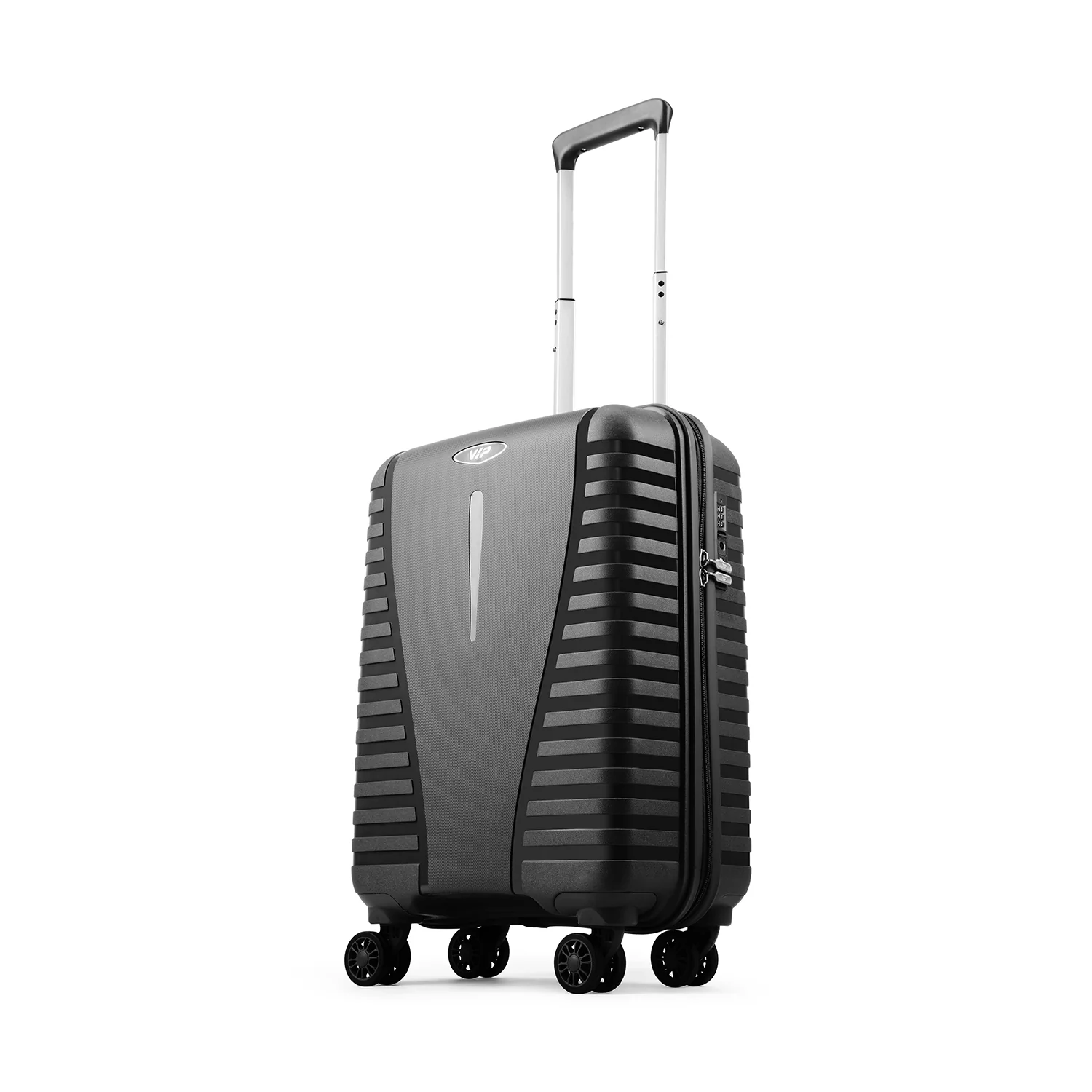 VIP QUEST PLUS 8 Wheel Hard Trolley Flushed TSA Lock (Cabin Size) Small-55cm 2.8kg (BLACK) - Image 2