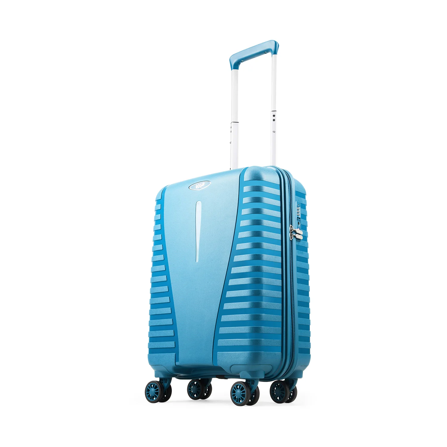 VIP QUEST PLUS 8 Wheel Hard Trolley Flushed TSA Lock (Cabin Size) Small-55cm 2.8kg (TEAL) - Image 2