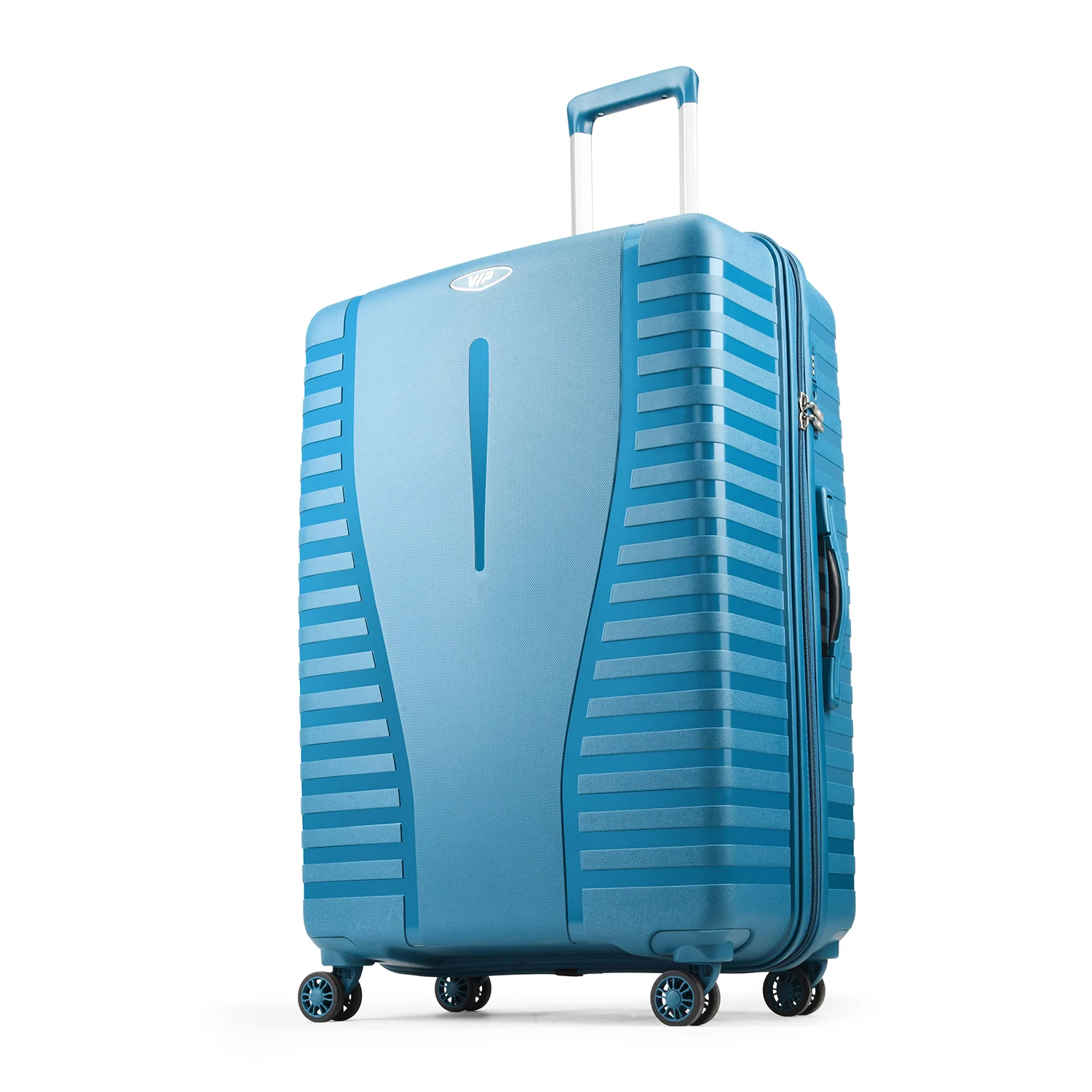 VIP QUEST PLUS 8 Wheel Hard Trolley Flushed TSA Lock L-77cm 4.2kg (TEAL) - Image 2