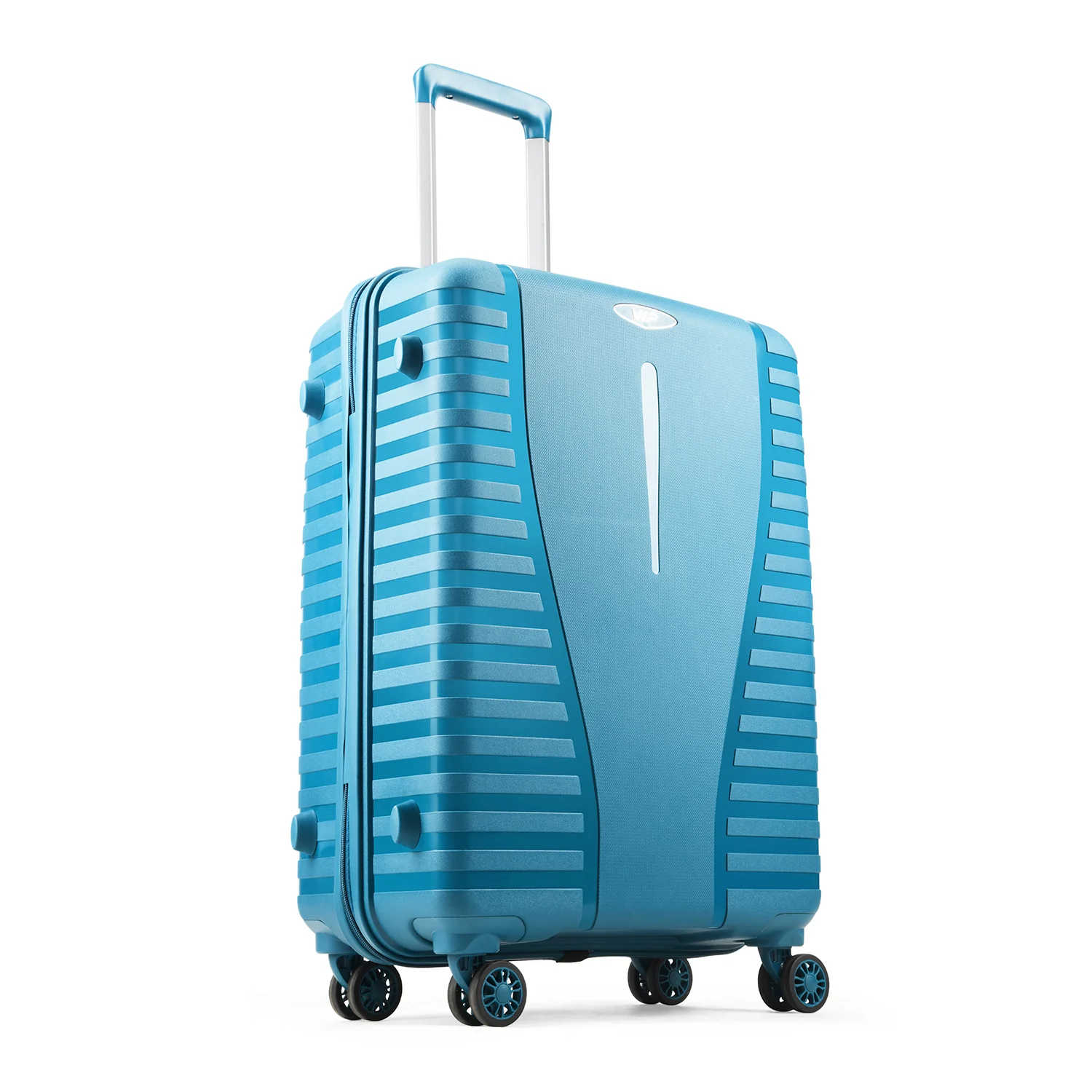 VIP QUEST PLUS 8 Wheel Hard Trolley Flushed TSA Lock M-65cm 3.7kg (Teal) - Image 4