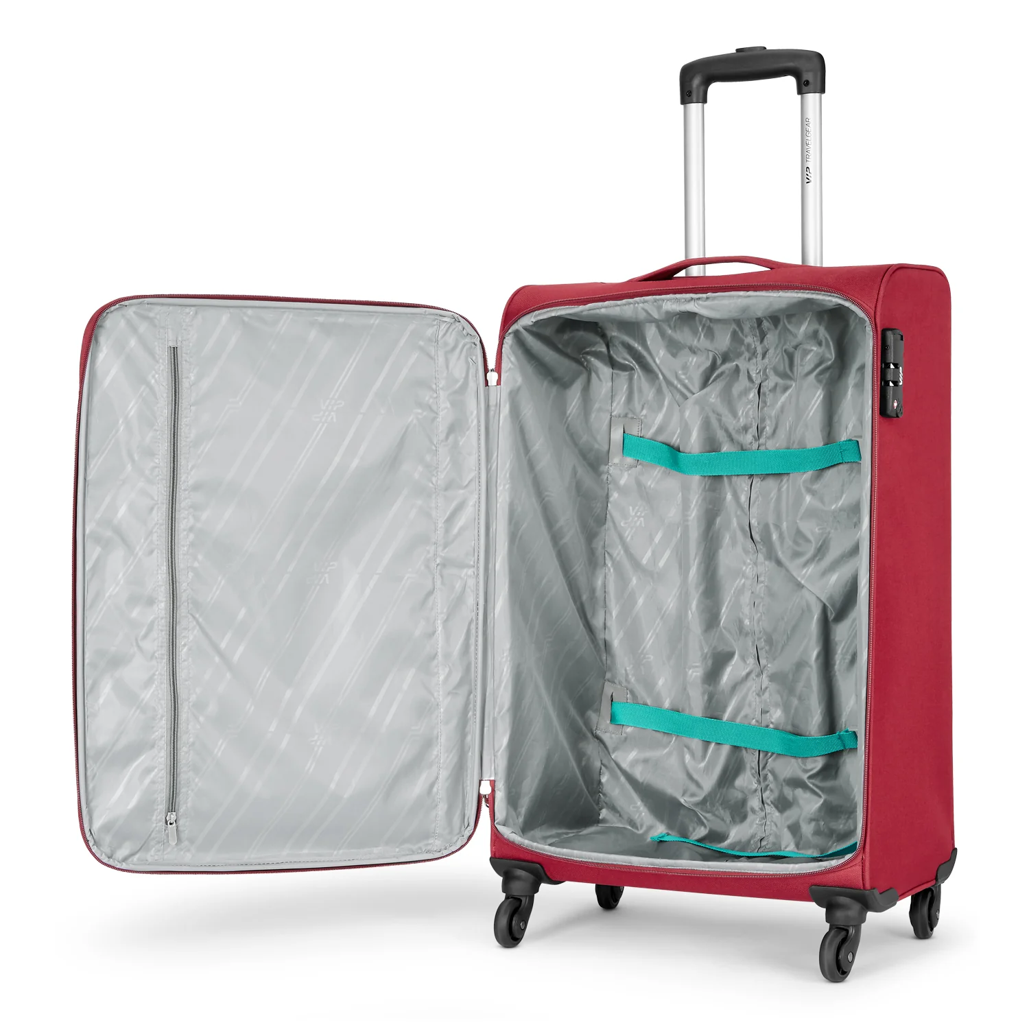 VIP STAPLE PLUS 4W Soft Trolley 57cm -Small (RED) - Image 5