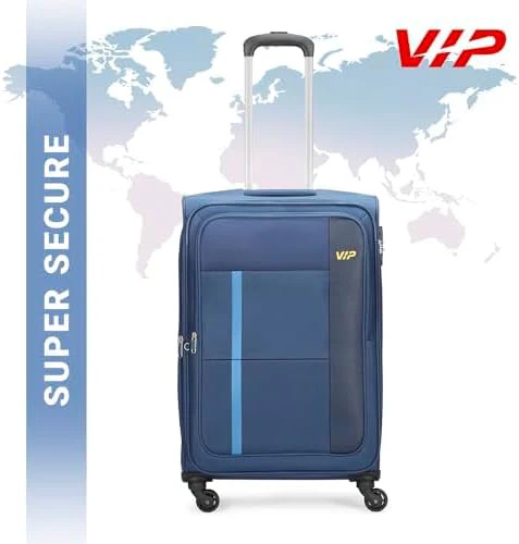 VIP TORONTO PLUS 4Wheel, Soft Luggage , TSA, Expandable , M-69-MEDIUM (Blue) - Image 6