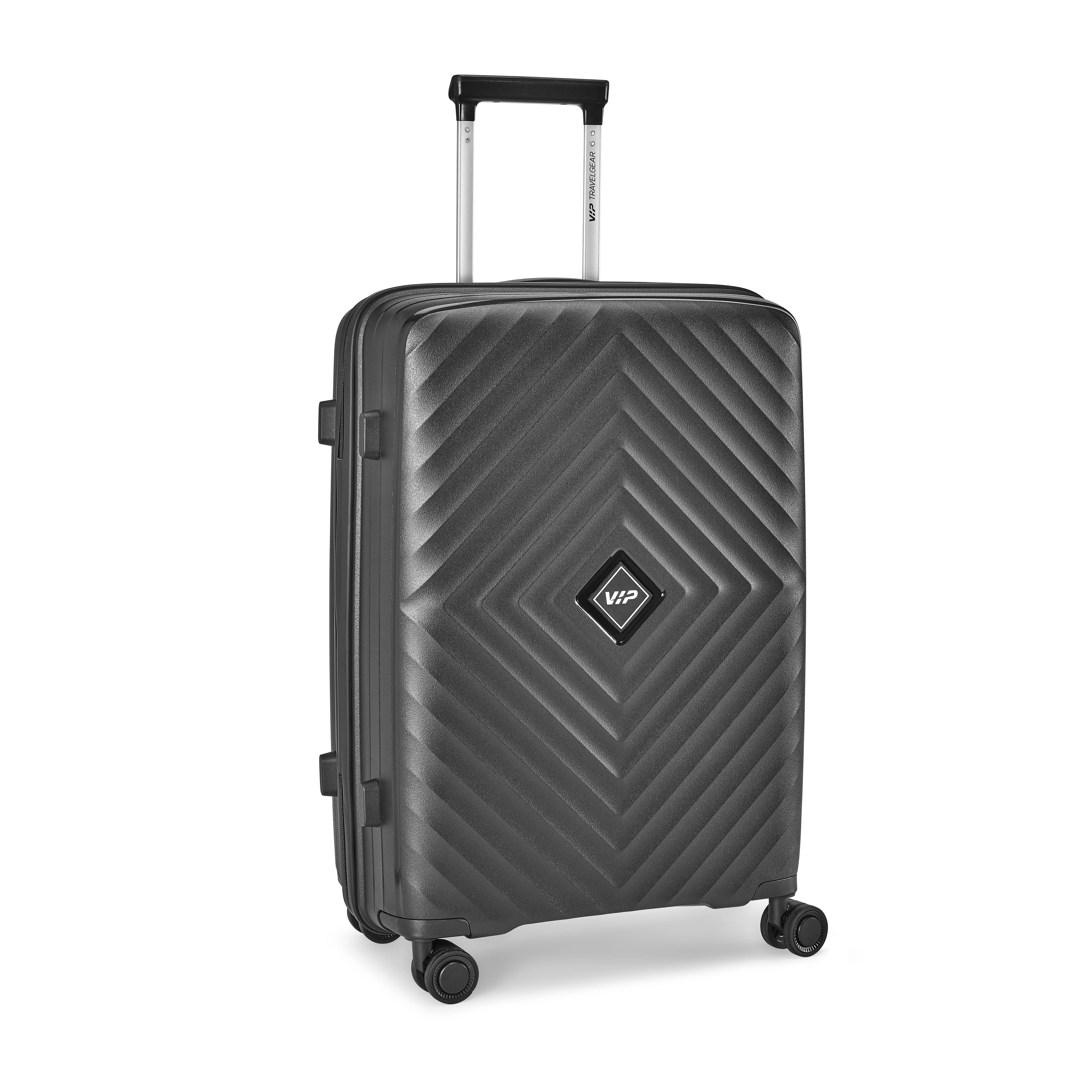 VIP Unisex Quad Hard Shell Spinner Wheels Luggage, BLACK,44.5 x 52 x 66-M - Image 7