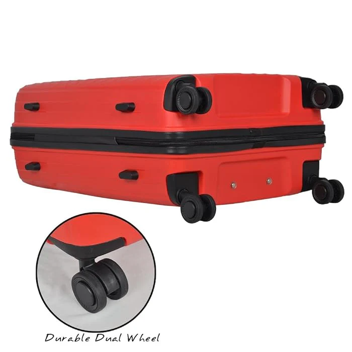 VIP QUAD 4W Hard Trolley-3PCS SET (RED) - Image 4