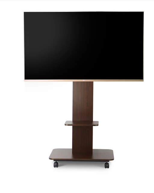 EMDICO (YW01) - Wooden Flat TV Floor Rolling TV Stand for 32-65 inch TVs - Image 5