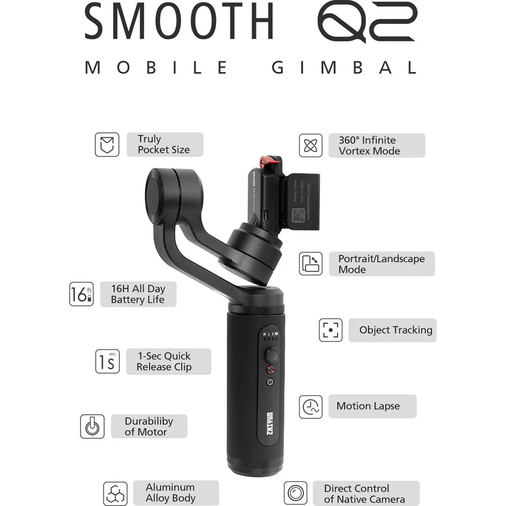 Zhiyun-Tech Smooth Q2 Smartphone Gimbal - Image 5