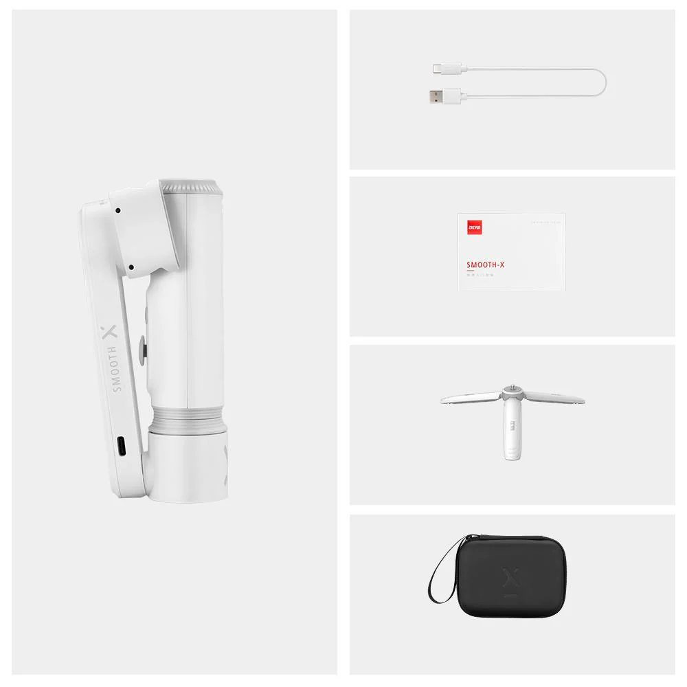 Zhiyun-Tech SMOOTH-X Smartphone Gimbal Combo Kit (White) - Image 3